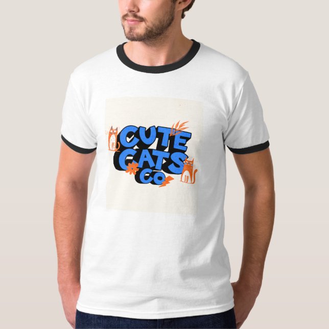 CUTE CAT GO T-Shirt (Front)