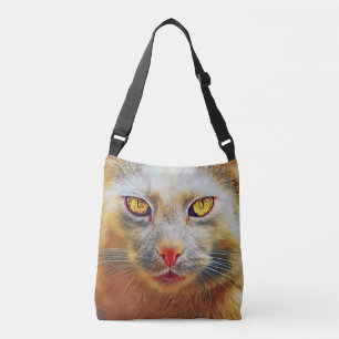 Cute Cat Golden Face Tote Bag