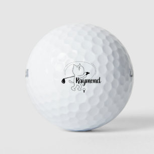 Cute Cat Golf Balls