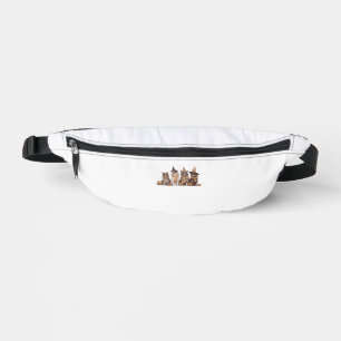 Cute Cat Halloween Kitty Halloween Animal Pet Men Bum Bags