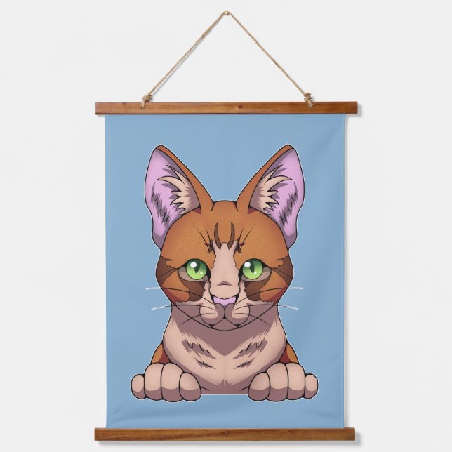 Cute Cat Hanging Tapestry (Front)