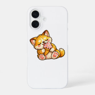 Cute Cat Ice Cream iPhone 16 Case