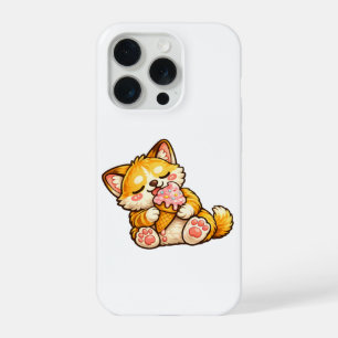 Cute Cat Ice Cream iPhone 15 Pro Case