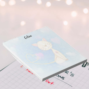 Cute Cat Illustration Notepad