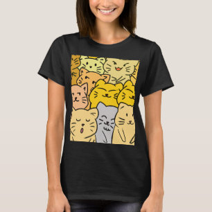 Cute Cat Illustration Women’s T-Shirt