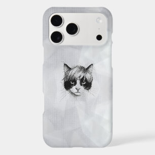 Cute Cat in a Wig (Style 2 +BG) Fine Art