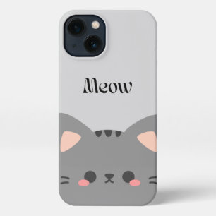Cute Cat iPhone Case – Soft & Aesthetic Look