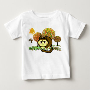 Cute Cat Jelly Bean Sweet Trees Baby T-Shirt