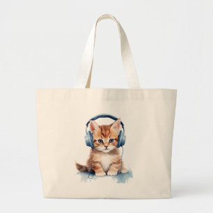 Cute Cat Jumbo Tote