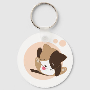 Cute Cat Key Ring