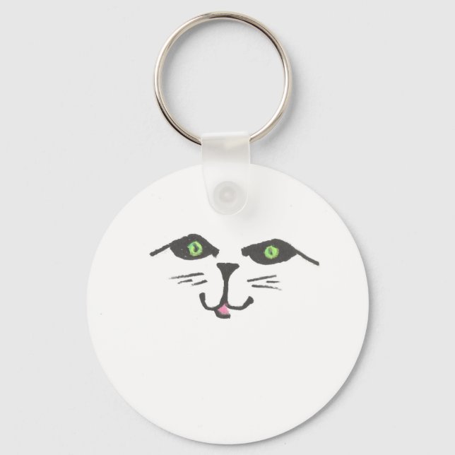 "Cute Cat" Keychain (Front)