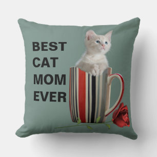Cute Cat Kitten Pet Lovers Gift Cushion