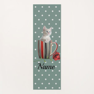 Cute Cat Kitten Pet Lovers Gift  Yoga Mat