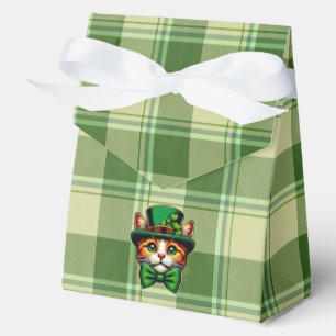 Cute cat/kitten Saint Patrick's Day Favour Box