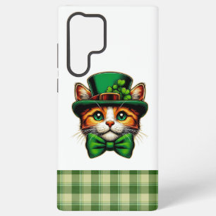 Cute cat/kitten Saint Patrick's Day  Samsung Galaxy Case