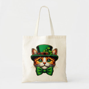 Cute cat/kitten Saint Patrick's Day  Tote Bag