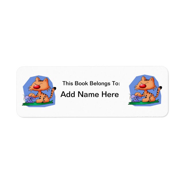 Cute cat   Label (Front)