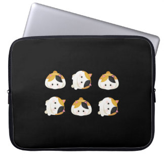 Cute cat laptop sleeve