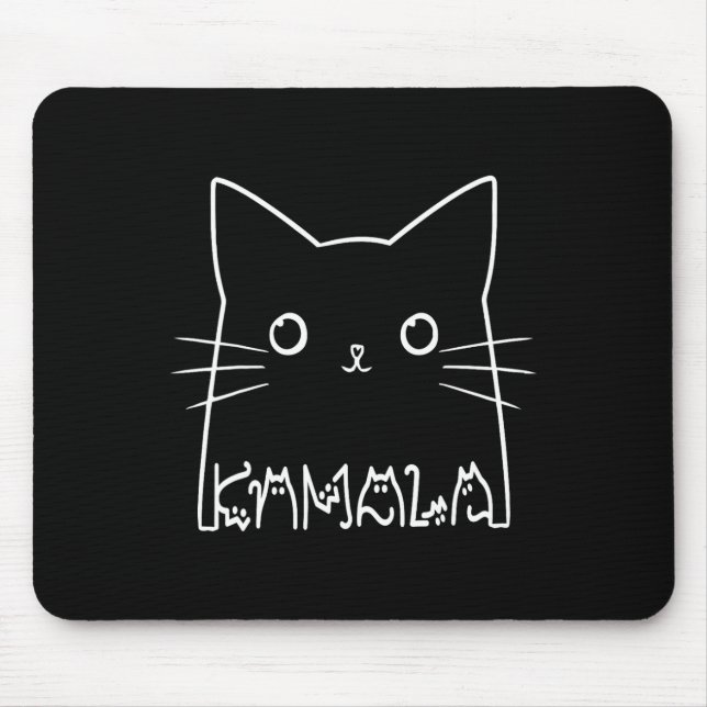 Cute Cat Letter Design  Mouse Mat (Front)