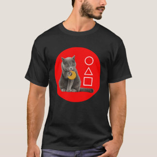 Cute Cat Licking a Cookie For His Life T-Shirt