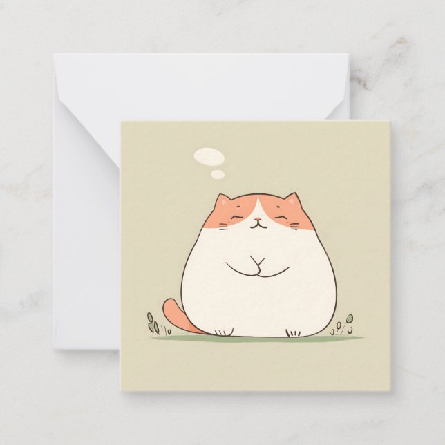 Cute Cat lifestyle Card (Front)