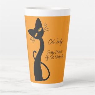 Cute Cat, Lovely Cat,Cat lady, Modern, Simple Latt Latte Mug