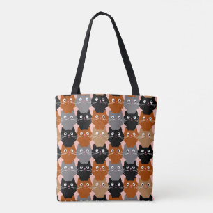 Cute Cat Lover Feline Kittens Tote Bag