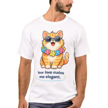 Cute Cat Lover Funny Romantic Cat