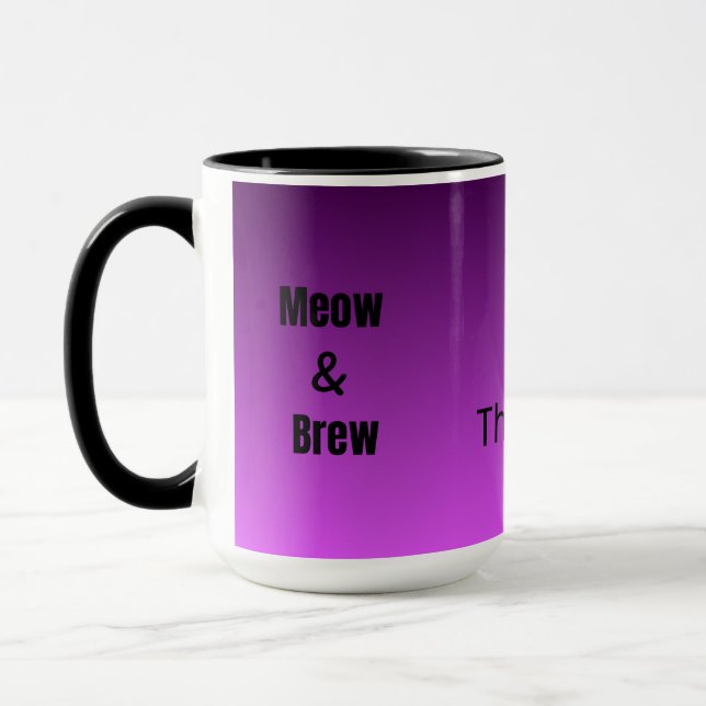 Cute Cat Lover Gift- Mug (Left)