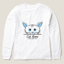 Cute Cat Lover Mum T-Shirt