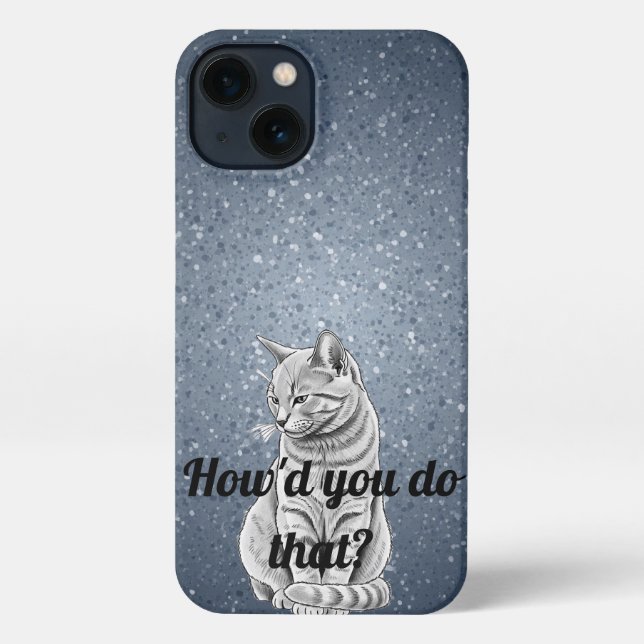 Cute Cat Lover Phone Case (Back)