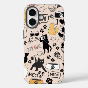 Cute Cat Lovers Pattern Phone Case