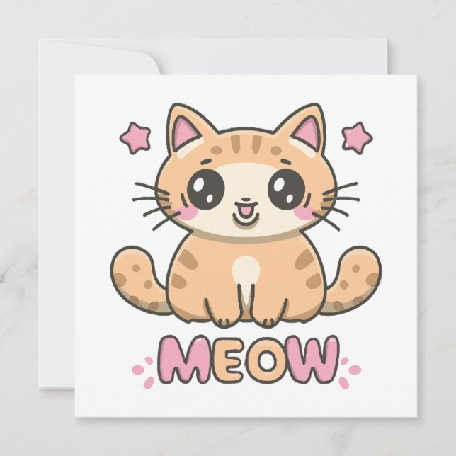 cute cat meow (Front)