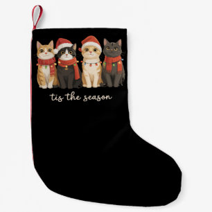 Cute Cat Mom Christmas Cats Lover Gift Funny Xmas Small Christmas Stocking