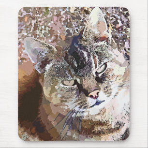 CUTE CAT MOUSE MAT