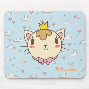 Cute Cat Mouse Mat