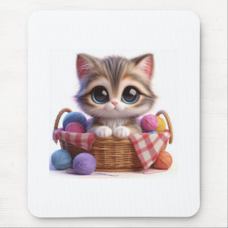 Cute Cat Mouse Mat