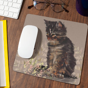 Cute Cat Mouse Mat