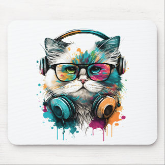 Cute Cat Mouse Pad