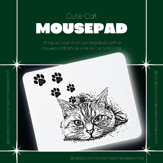 Cute Cat Mousepad (Creator Uploaded)