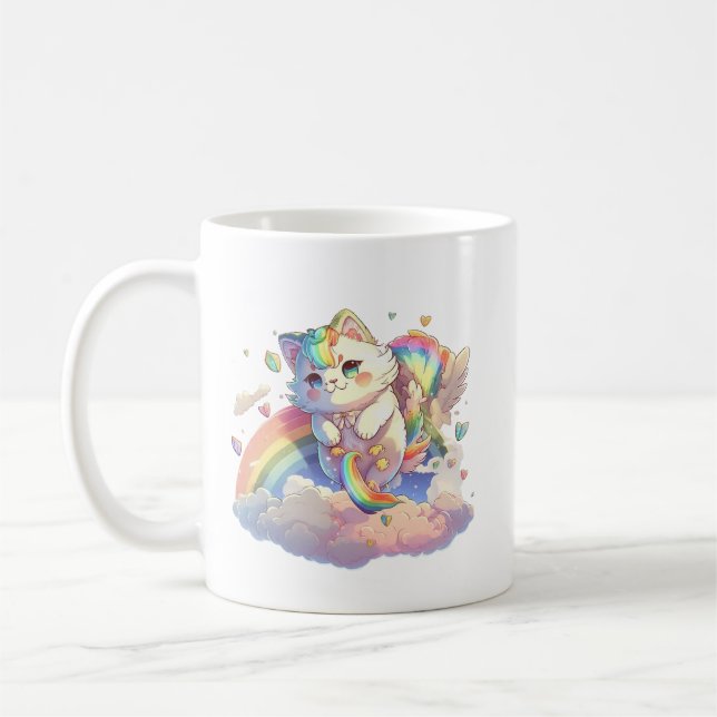 Cute Cat Mug (Left)