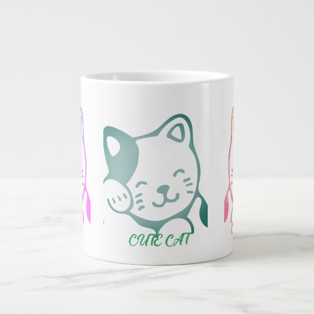 Cute Cat Mug (Front)