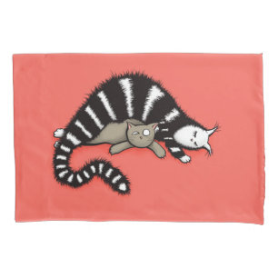 Cute Cat Mum Love Family Pillowcase