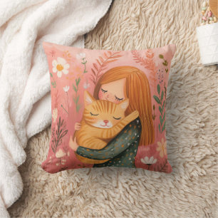 Cute Cat Mum Pillow – Cosy Cat Lover Gift