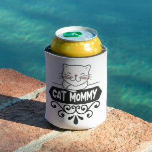 Cute Cat mummy pet animal lovers Can Cooler