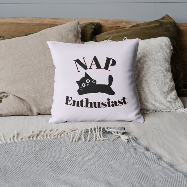 Cute Cat Nap Enthusiast Cushion (Creator Uploaded)