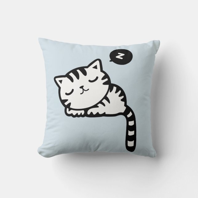 Cute CAT NAP PILLOW (Front)