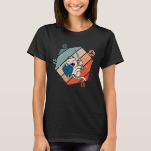 Cute Cat Paladin Knight D20 Role Play Tabletop RPG T-Shirt