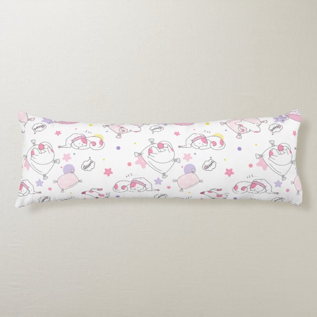 Cute Cat pattern Body Cushion (Front)