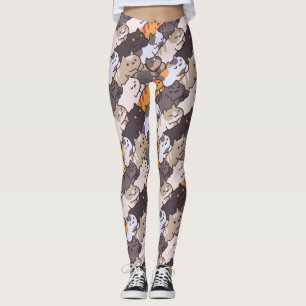 Cute Cat Pattern Leggings